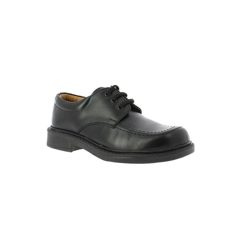 Zapatos colegiales para niño marca Varomi Color Negro Talla 18