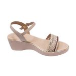 Sandalias para mujer marca Azaleia color beige Color Beige Talla 14