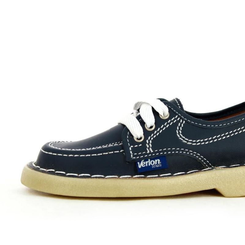 Zapatos-colegiales-para-niña-marca-Verlon-color-azul-Talla-26