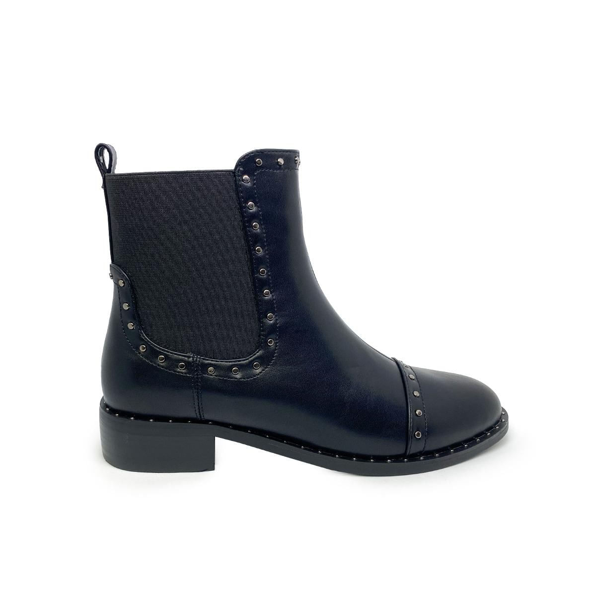 BOTAS MUJER MARCA VIA SPRING COLOR NEGRO Springstep