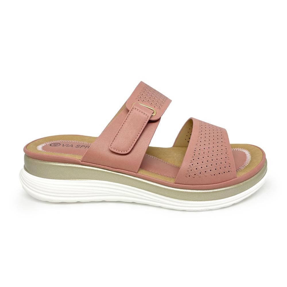 Sandalias sales color rosa