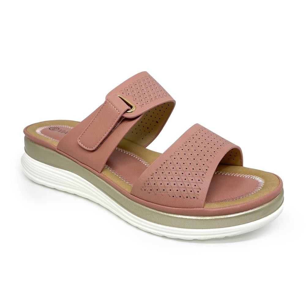 SANDALIAS MUJER MARCA VIA SPRING COLOR ROSA Springstep