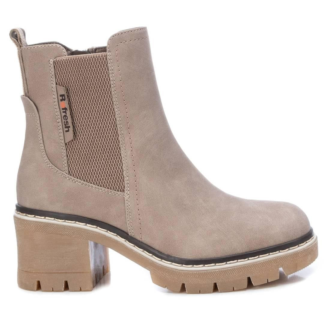 BOTINES MUJER MARCA REFRESH COLOR BEIGE Springstep