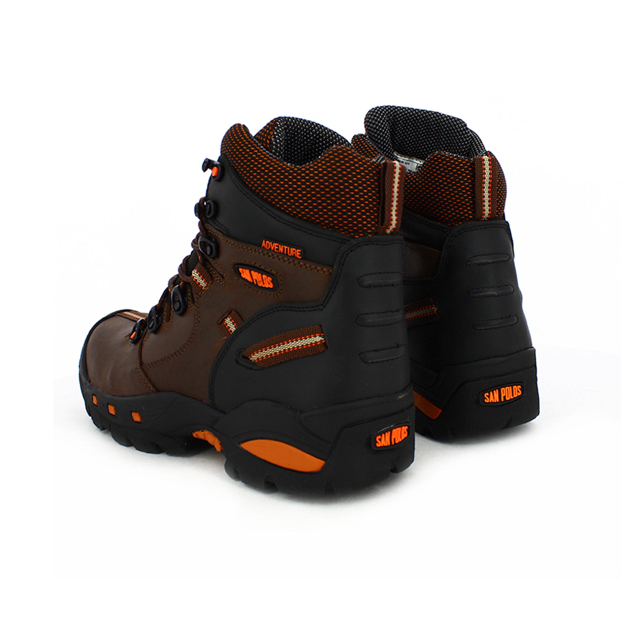 BOTINES OUTDOOR HOMBRE MARCA SAN POLOS COLOR NARANJA Springstep