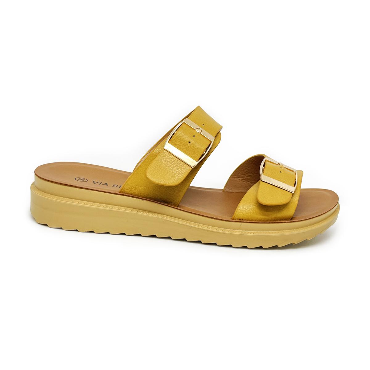 Sandalias best sale color amarillo