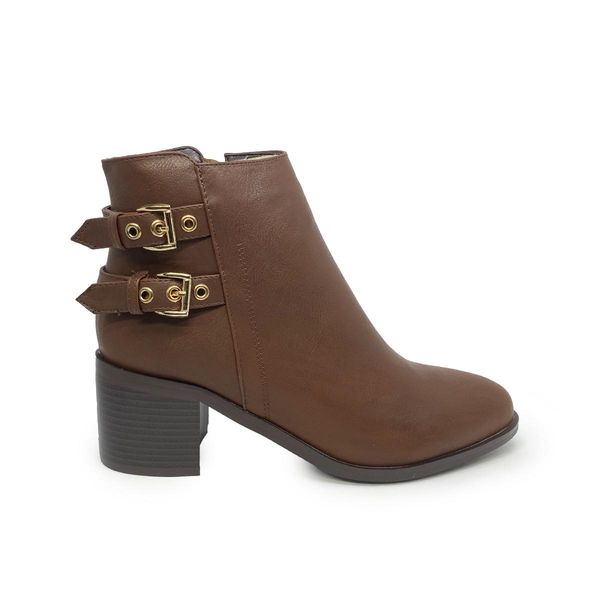 Botas Mujer Marca Via Spring Color Cafe