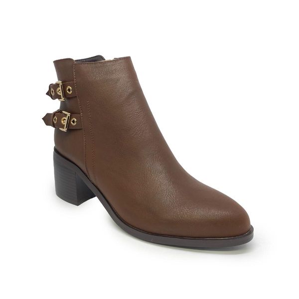 Botas Mujer Marca Via Spring Color Cafe