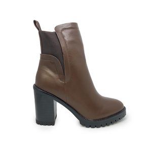 BOTAS MUJER MARCA VIA SPRING COLOR CAFE