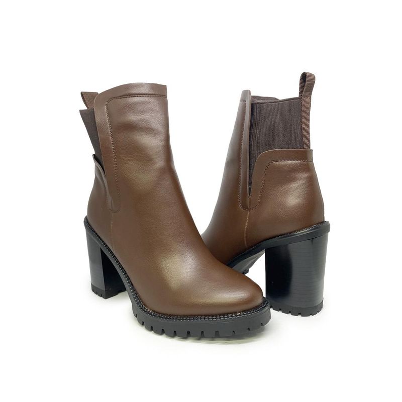 BOTAS-MUJER-MARCA-VIA-SPRING-COLOR-CAFE-Talla-39