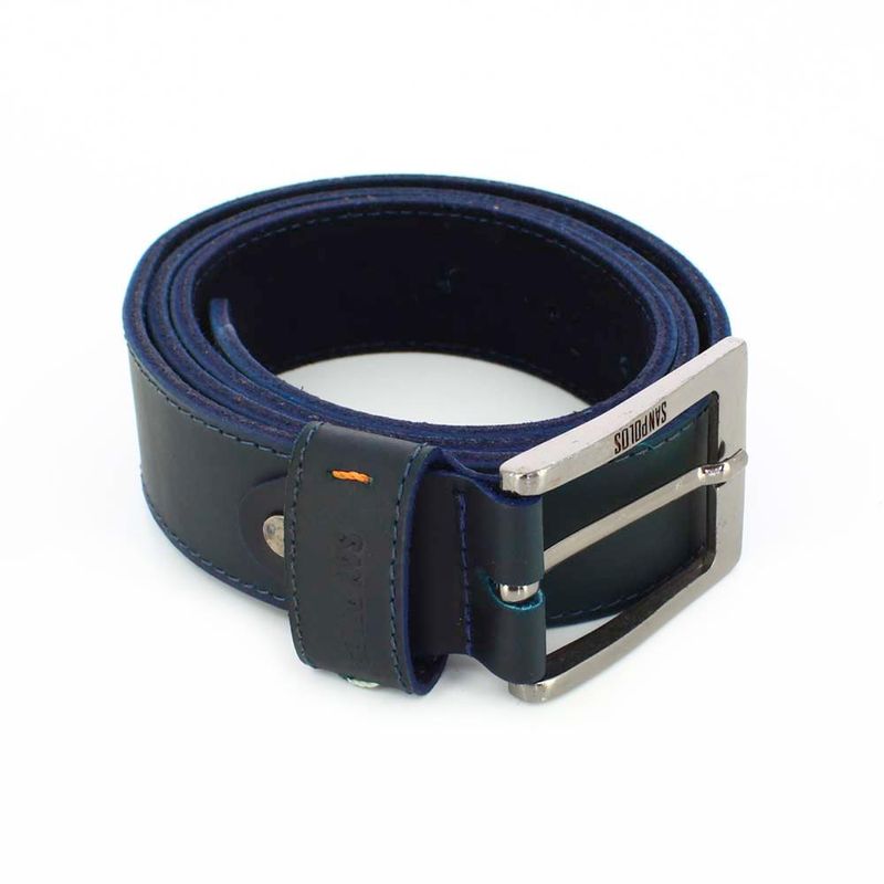 CINTURON-HOMBRE-MARCA-SAN-POLOS-COLOR-AZUL-Talla-32