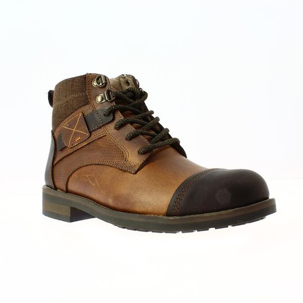 Botines Hombre Marca San Polos Color Cafe
