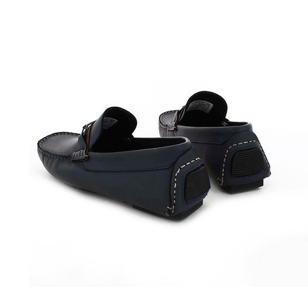 Mocasines Hombre San Polos Azul con Cafe