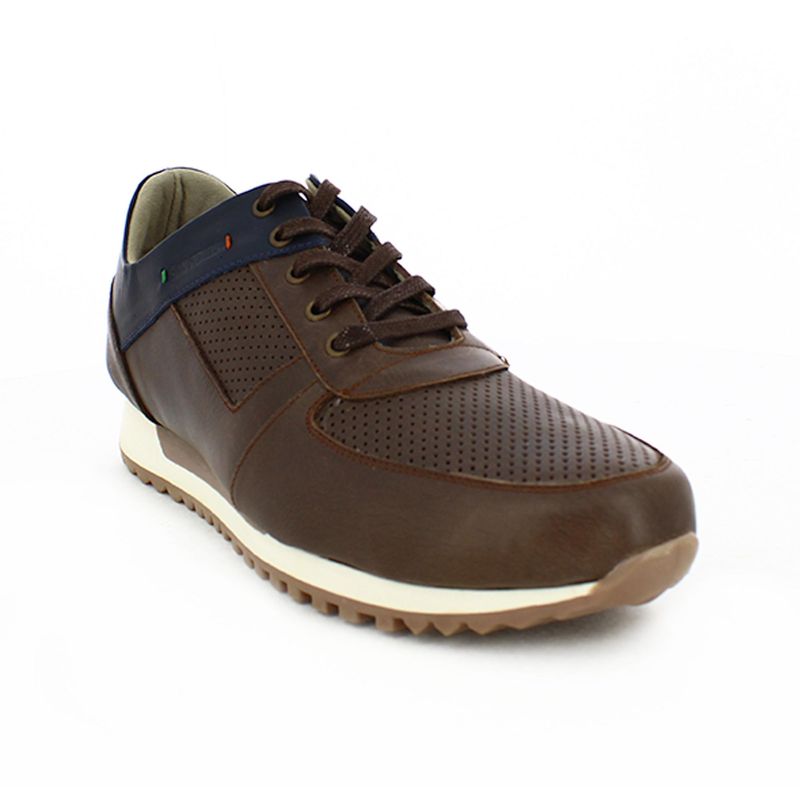 ZAPATOS-CASUALES-HOMBRE-MARCA-SAN-POLOS-COLOR-CAFE-Talla-42