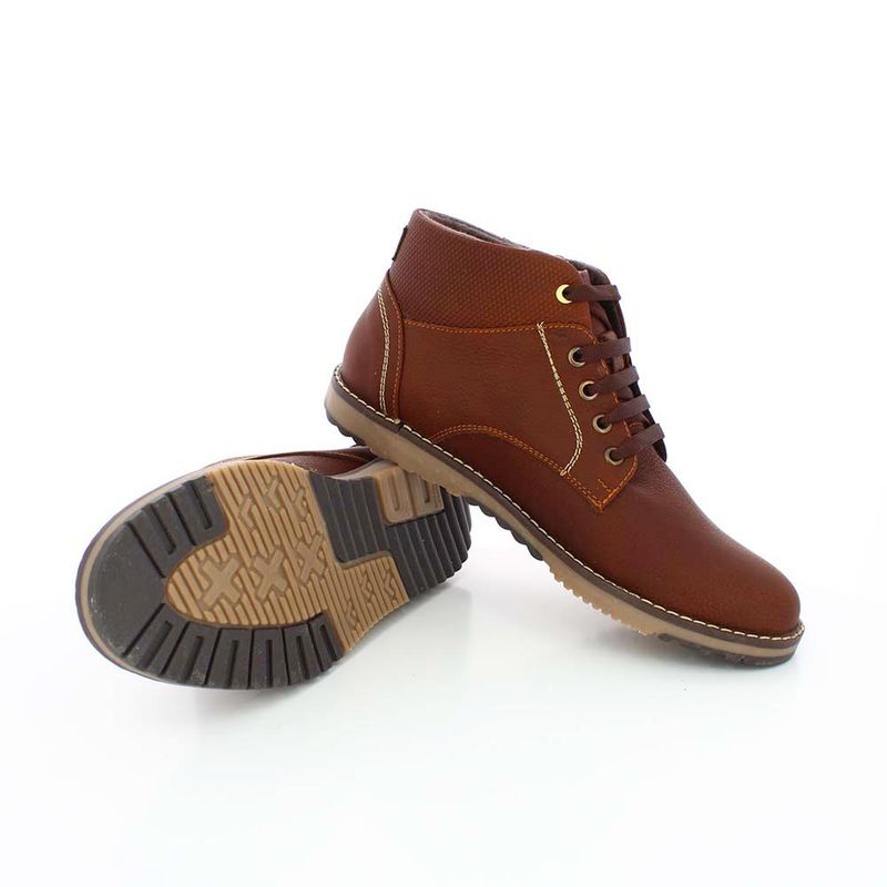 BOTINES-HOMBRE-MARCA-DAZZSHOES-COLOR-ROJO-Talla-37