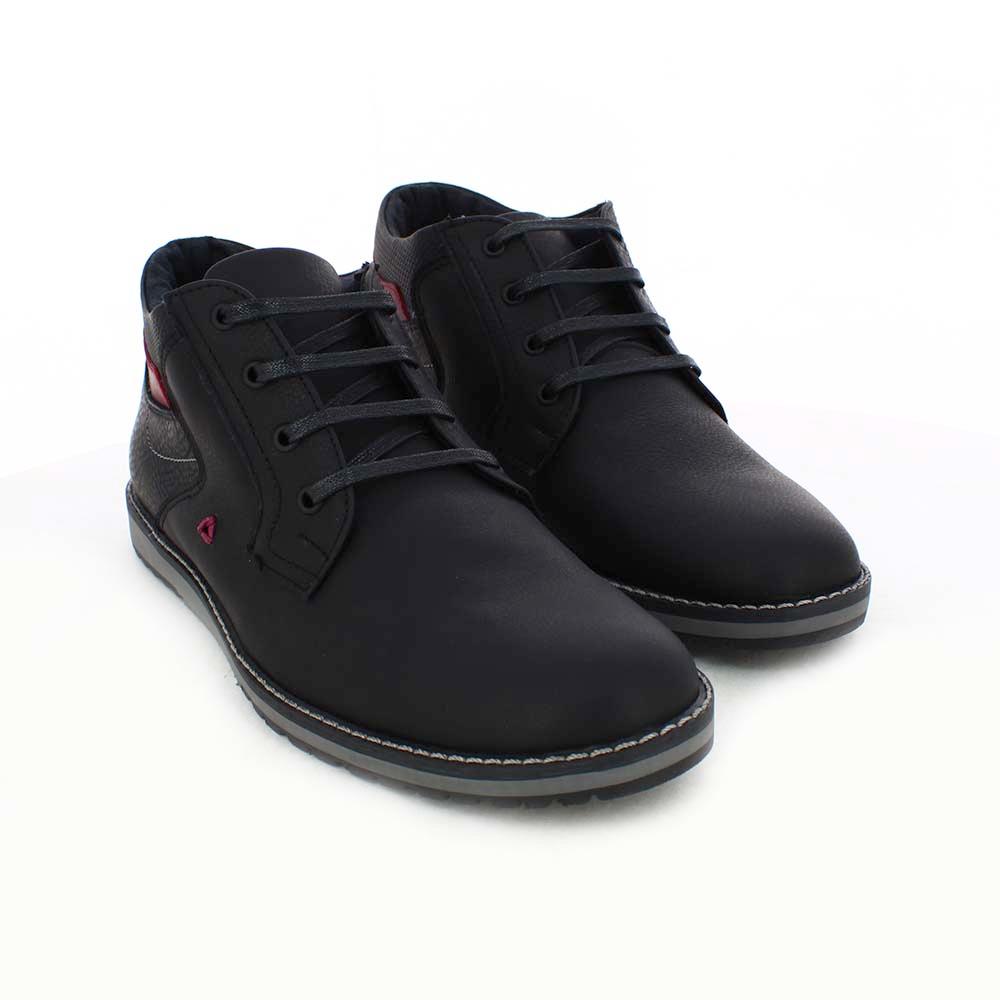 BOTINES HOMBRE MARCA DAZZSHOES COLOR NEGRO Springstep