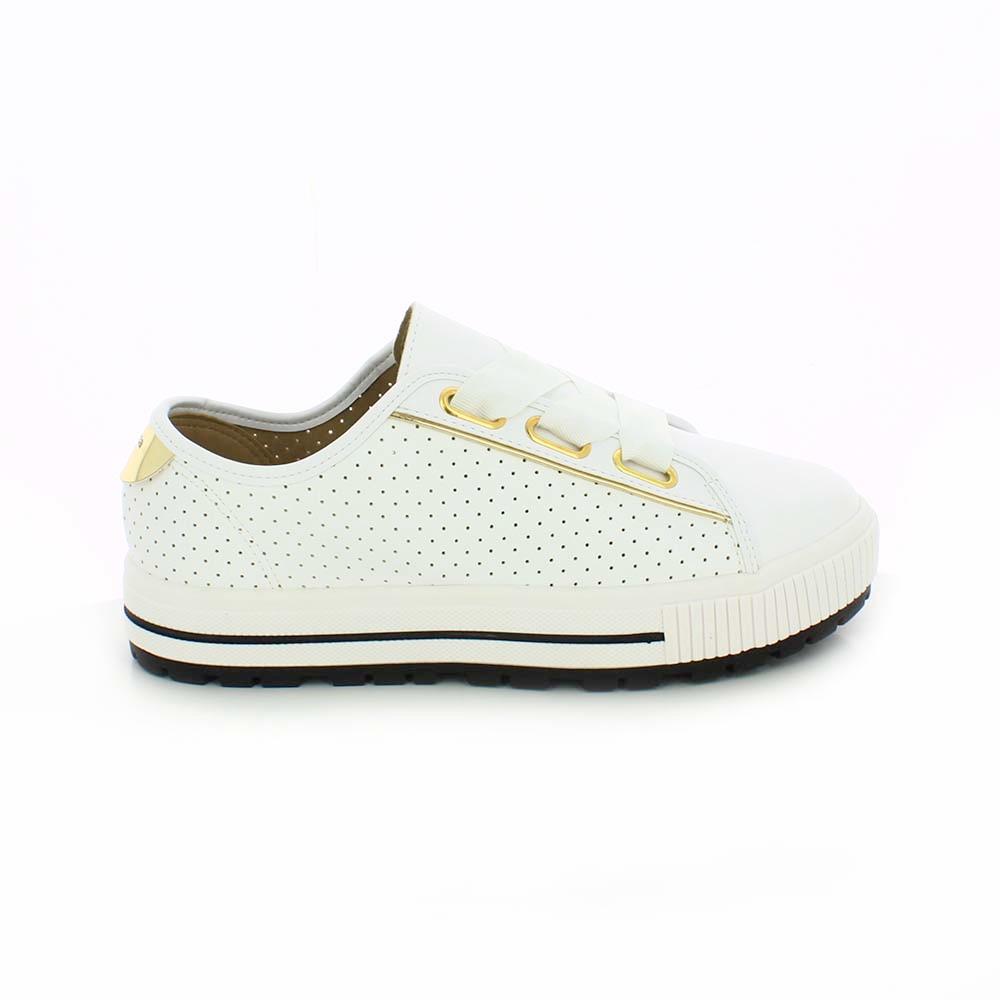 ZAPATOS CASUALES MUJER MARCA MOLECA COLOR BLANCO Springstep