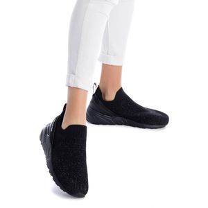 Tenis Deportivos Negro Mujer Xti