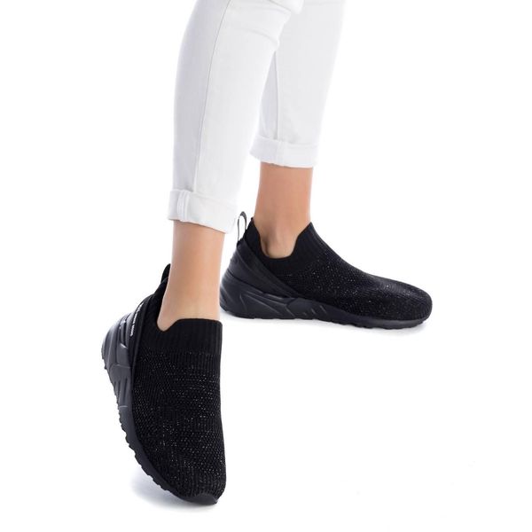 Tenis Deportivos Negro Mujer Xti