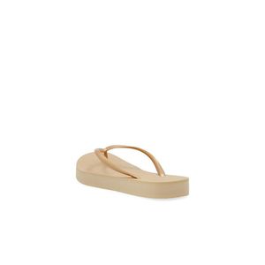 CHANCLAS MUJER MARCA HAVAIANAS COLOR DORADO