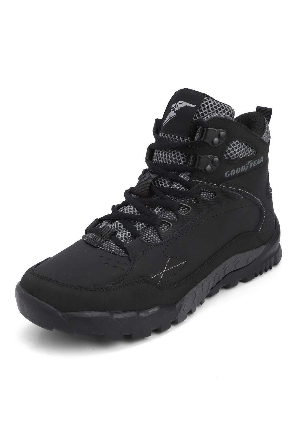 BOTAS OUTDOOR HOMBRE MARCA GOOD YEAR COLOR NEGRO Springstep