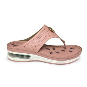 SANDALIAS MUJER MARCA VIA SPRING COLOR ROSA