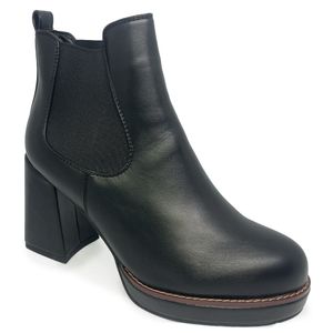 BOTAS MUJER MARCA VIA SPRING COLOR NEGRO