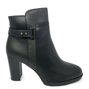 BOTAS MUJER MARCA VIA SPRING COLOR NEGRO