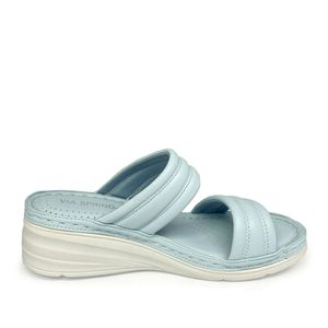 SANDALIAS MUJER MARCA VIA SPRING COLOR AZUL