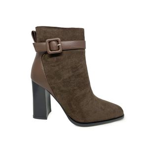 BOTINES MUJER MARCA VIA SPRING COLOR CAFÉ