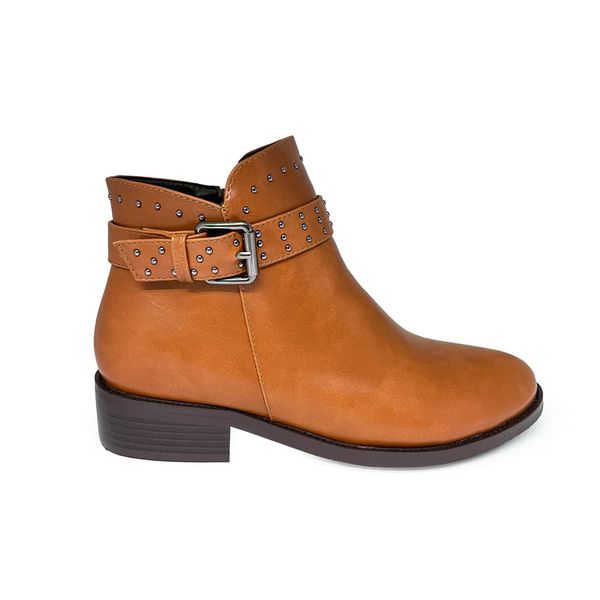 BOTINES MUJER MARCA VIA SPRING COLOR CAFÉ