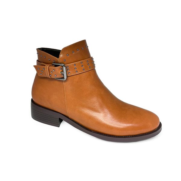 BOTINES MUJER MARCA VIA SPRING COLOR CAFÉ