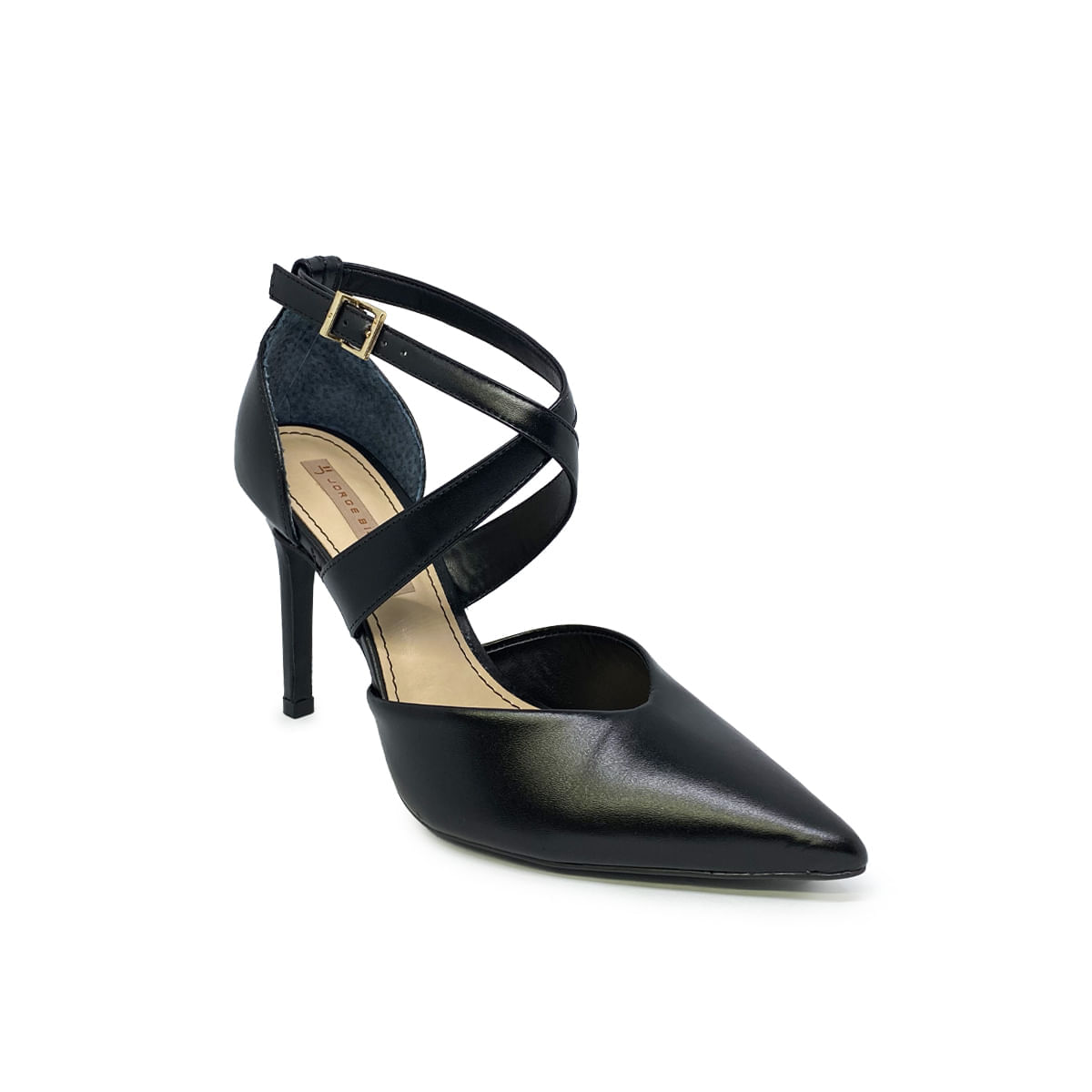 Tacones en color on sale negro