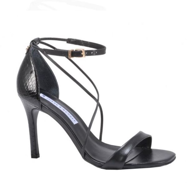 Sandalias Mujer Marca Jorge Bischoff Color Negro