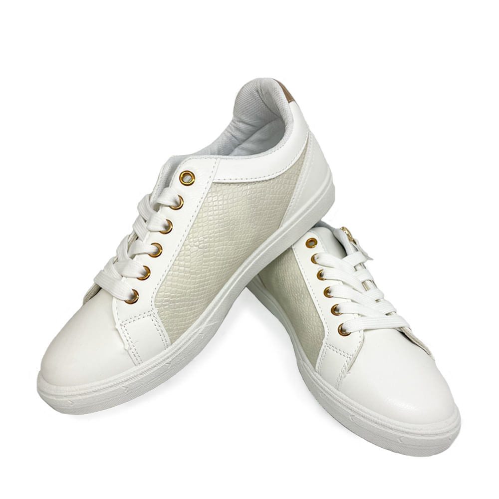 Tenis casuales blancos 2025 mujer