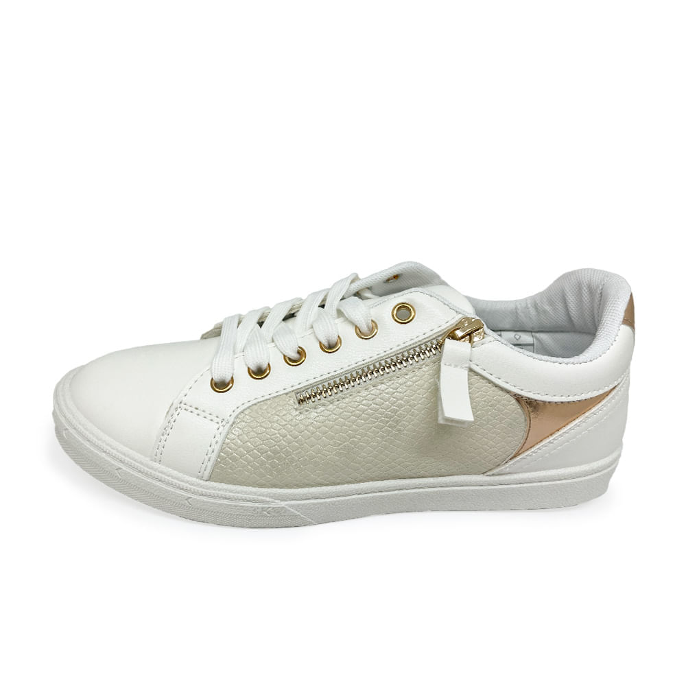Tenis casual blancos mujer online