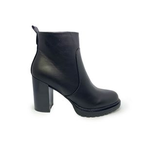 BOTAS MUJER MARCA VIA SPRING COLOR NEGRO