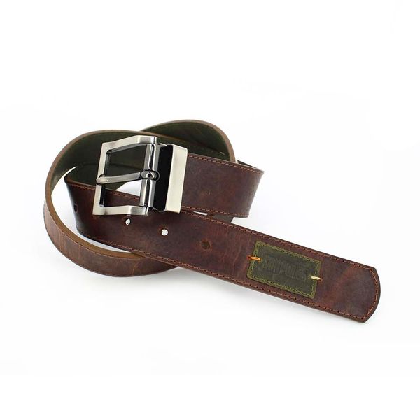 Cinturon Hombre Marca San Polos Color Café