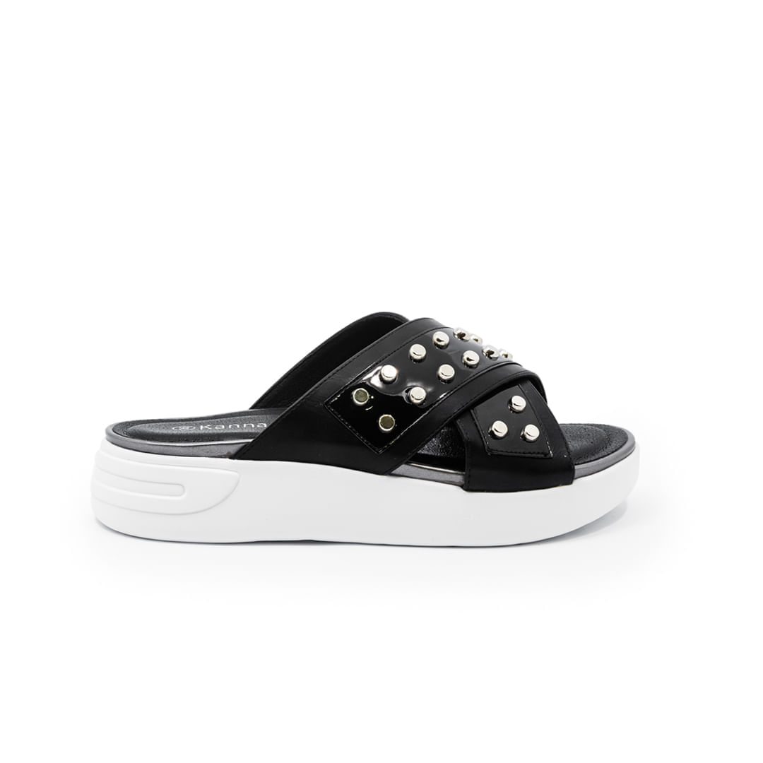 SANDALIAS MUJER MARCA KANNA CO COLOR NEGRO Springstep