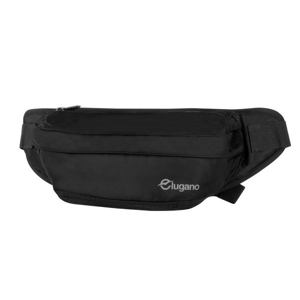 Canguro Hombre Marca Lugano Color Negro