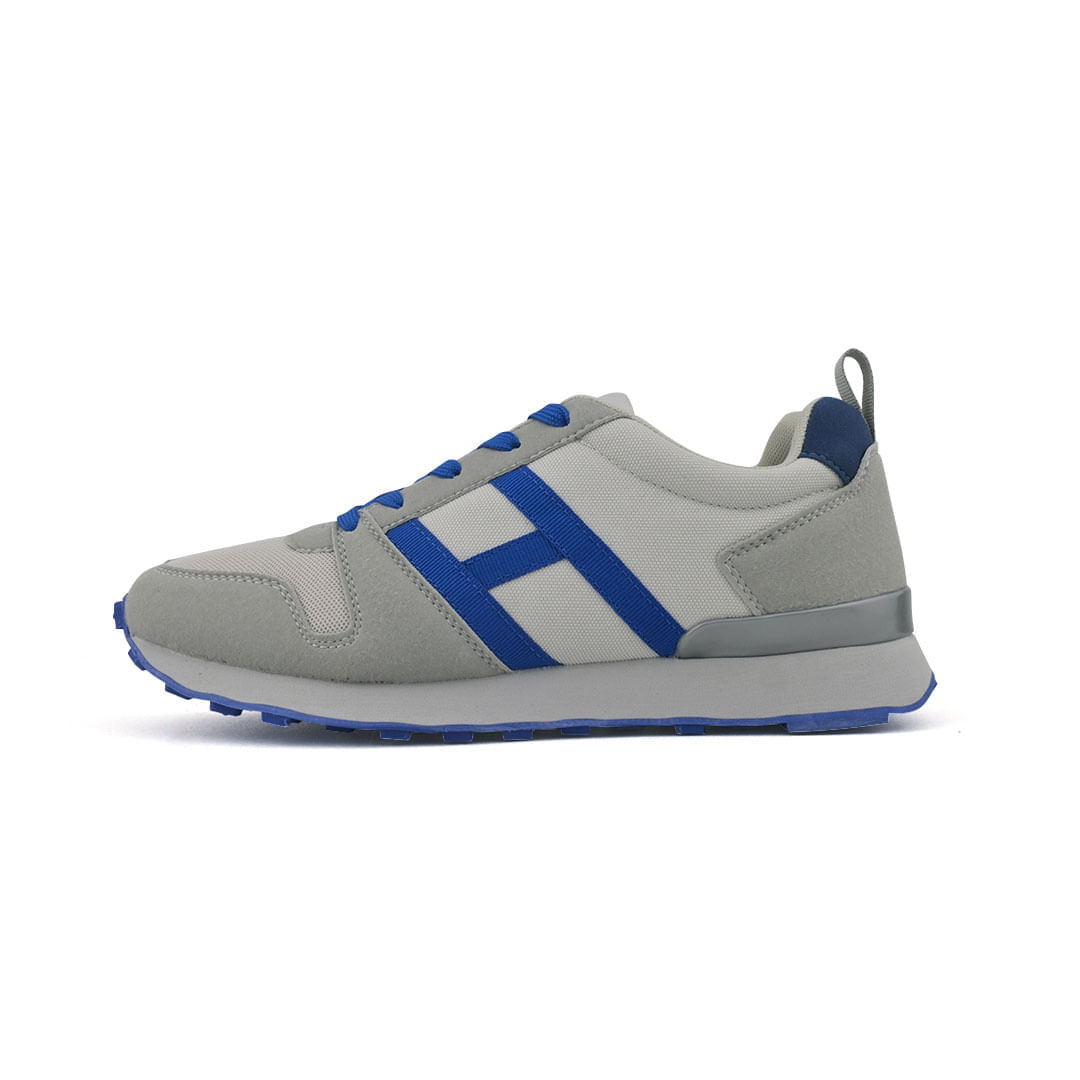 TENIS HOMBRE MARCA HOLIDAY COLOR GRIS AZUL Springstep