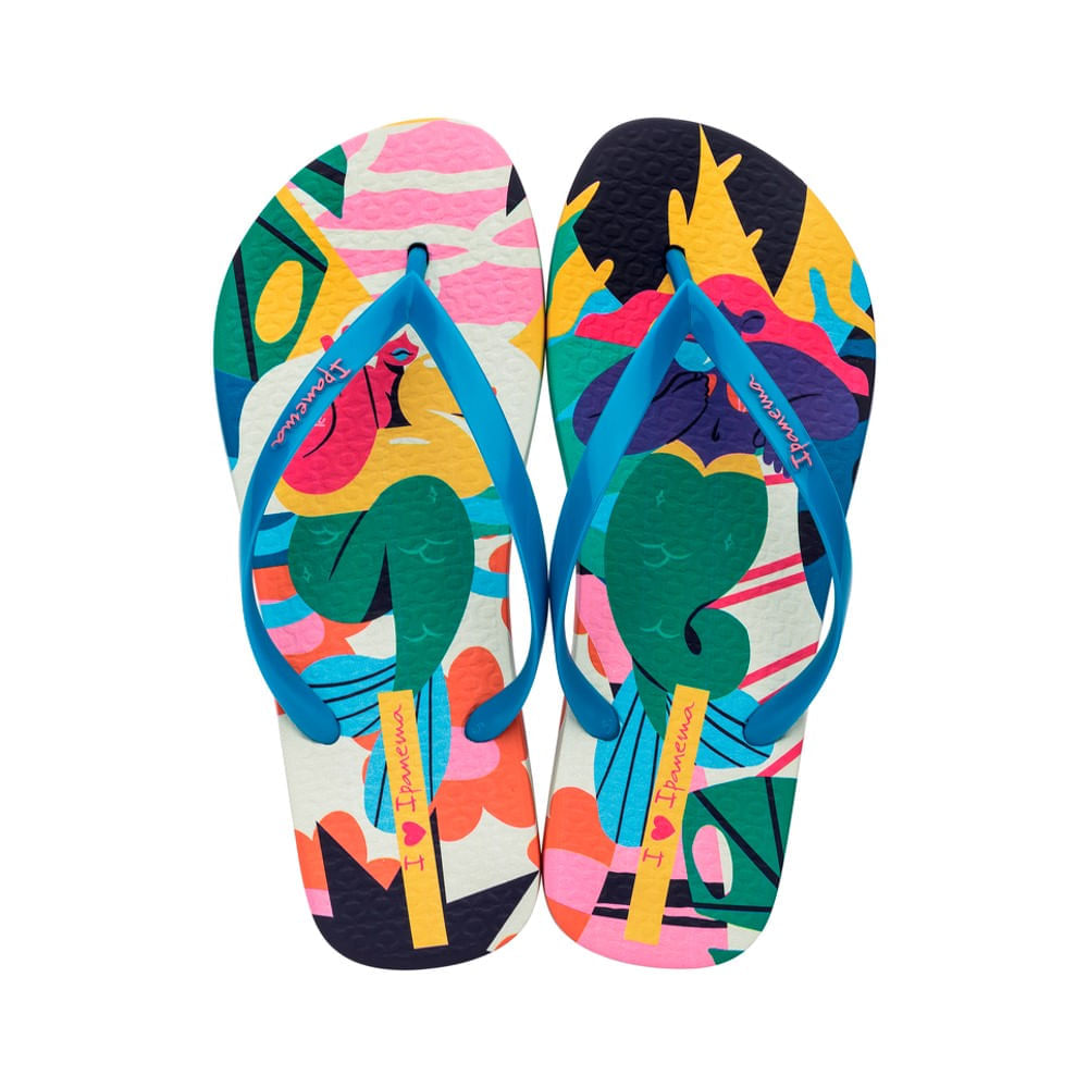 SANDALIAS MUJER MARCA IPANEMA COLOR BEIGE AZUL Springstep