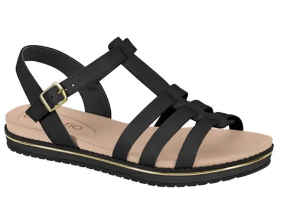 SANDALIAS MUJER MARCA BEIRA RIO COLOR NEGRO Springstep