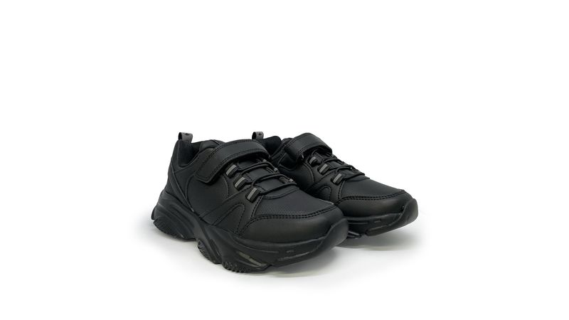 TENIS ESCOLARES MARCA BUBBLE GUMMERS COLOR NEGRO Springstep