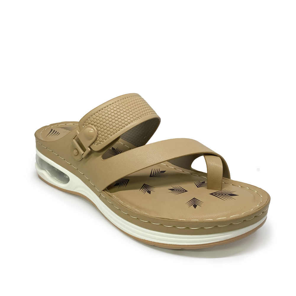 SANDALIAS MUJER MARCA VIA SPRING COLOR BEIGE Springstep