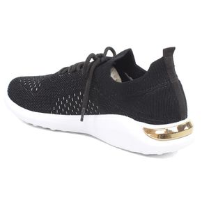 Tenis Casual Mujer Marca Modare Color Negro