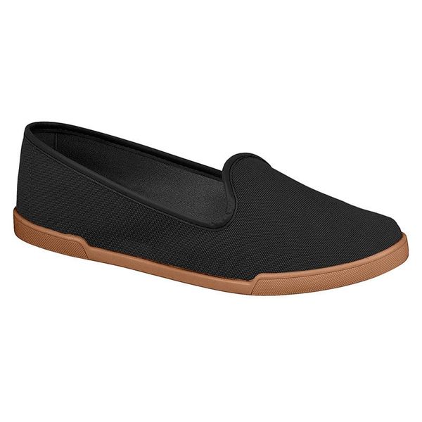 Mocasin Mujer Negro Allegro