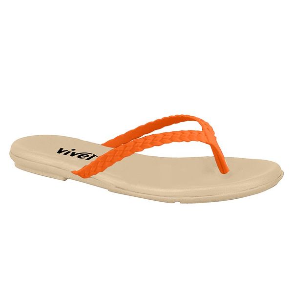 Chanclas Mujer Marca Allegro Color Naranja