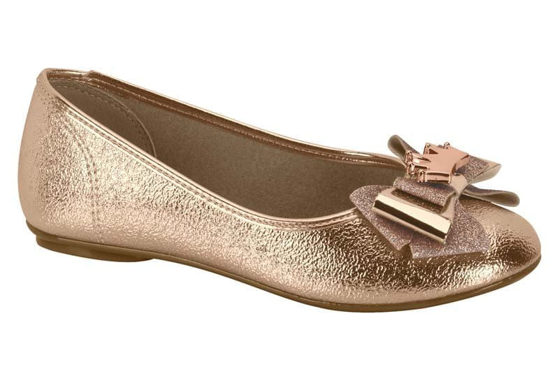 BALETAS NI A MARCA MOLEKINHA COLOR ORO ROSADO Springstep