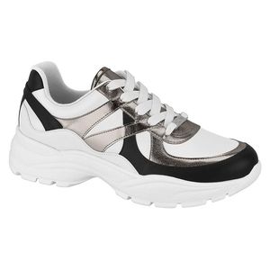 CASUAL MUJER MARCA VIZZANO COLOR BLANCO/GRAFITO