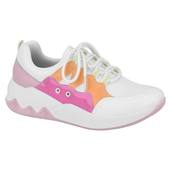 Casual Mujer Marca Beira Rio Color Blanco/Naranja